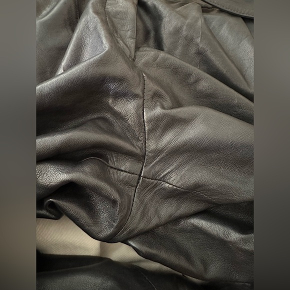 Sezane Francky lamb leather trousers - Picture 12 of 14